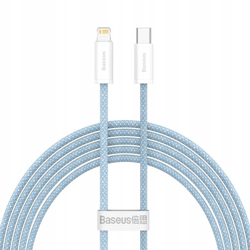 Kabel USB-C Lightning Baseus Dynamic 20W 2m niebie