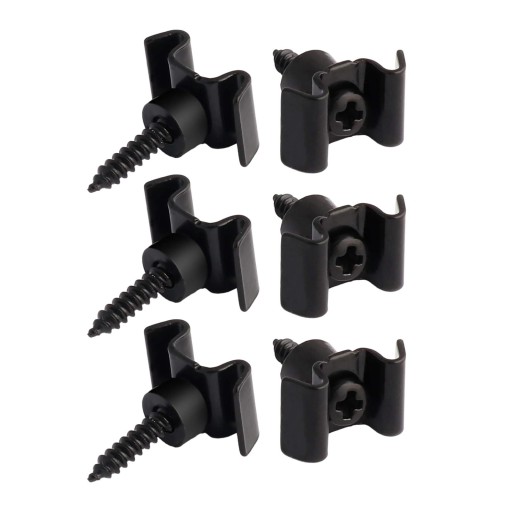 de-Electric Guitar String Pressing Clasp Professional String Retainer Black