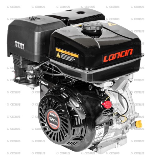 Silnik spalinowy loncin wał poziomy 25mm / 60mm G390F-A