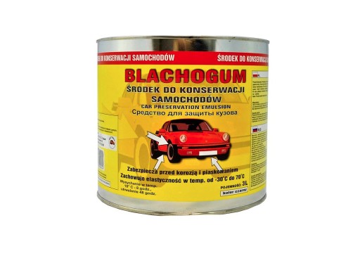 BLACHOGUM -ŚRODEK DO KONSERWACJI PODWOZIA 3L