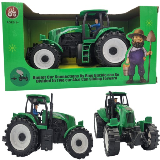 TRAKTOR CIĄGNIK POJAZD ROLNICZY ZABAWKA FARMA