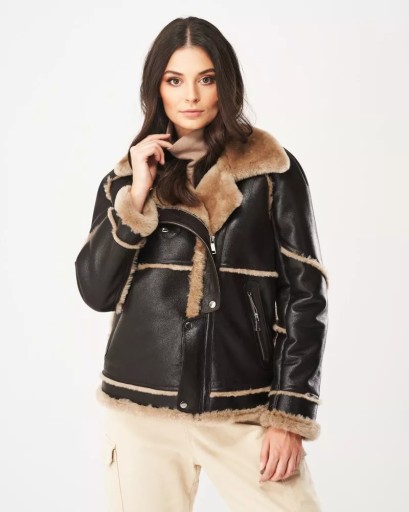 Kożuch damski Selena 2XL