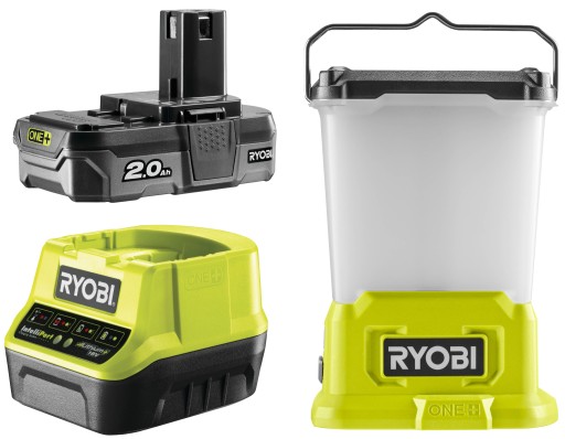 LAMPA LED BIWAKOWA LATARKA 850 Lm RYOBI RLL18 +2Ah +4AH AKU