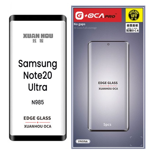 SZYBA SZYBKA EDGE OCA G+OCA PRO Note20 Ultra N985