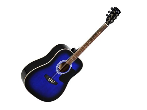 Gitara akustyczna Ever Play AP-400 BLB + gruby pokrowiec