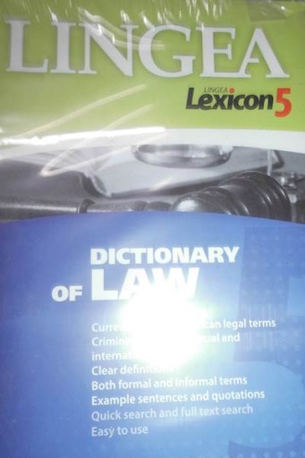 LINGEA DICTIONARY OF LAW