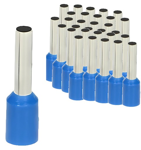 Tulejka Kablowa Izolowana Końcówka Kablowa Miedziana 0,75mm 100 sztuk