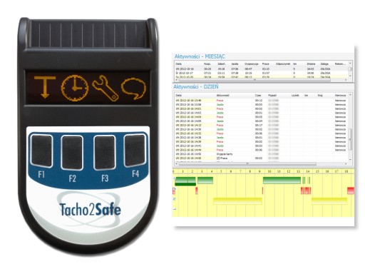 Tacho2Safe v5 czytnik tachografów SMART 4.1 z programem