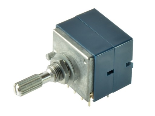 POTENCJOMETR ALPS RK271 STEREO LOG 50KAX2 KONTUR