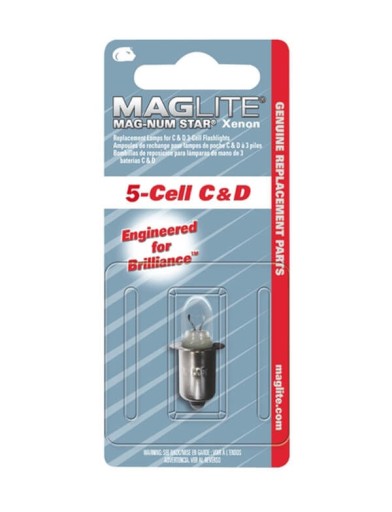 Żarówka Maglite xenon 5C , 5D LMSA501