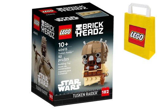 LEGO BrickHeadz 40615 Tuskeński rabuś + torba papierowa Lego
