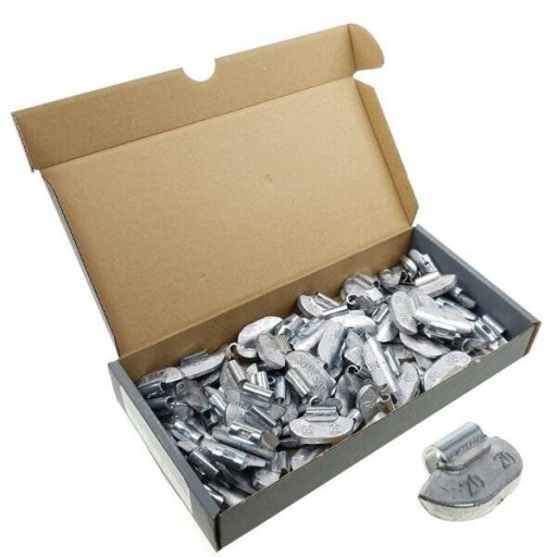 Ciężarki nabijane do felg stalowych SPS STD PB/S (20 g, ołowiane) - 100 szt