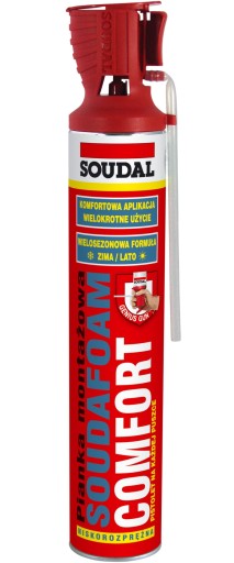 PIANKA MONTAŻOWA COMFORT WIELOSEZONOWA SOUDAFOAM 750ML SOUDAL