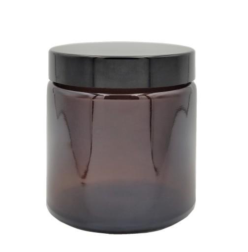 Słoik szklany brązowy ciemne szkło do świec 120ml