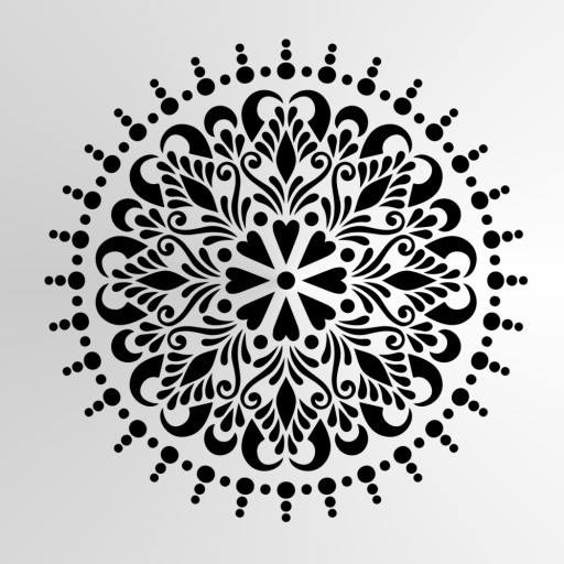 NAKLEJKA NA ŚCIANĘ, NAKLEJKA Mandala