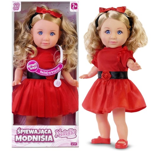 INTERAKTYWNA LALKA NATALIA MODNISIA ŚPIEWA 36cm