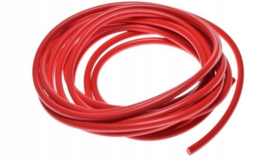 Przewód wysokiego napięcia, kabel czerwony 6,5 mm gruby czerwony