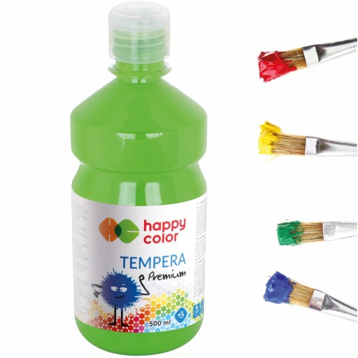 Farba HAPPY COLOR 500ml tempera ZIELONA JASNA 51