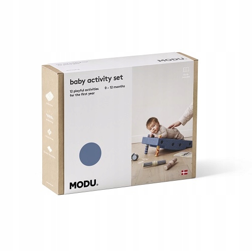 Zestaw Aktywnego Dziecka MODU - Baby activity set - Deep Blue / Sky Blue