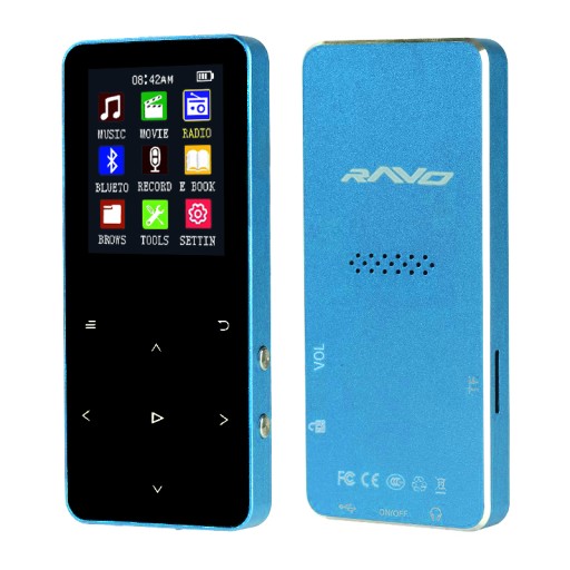MP4 Ravo T5 niebieski 8 GB