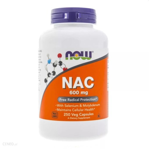 NAC N-Acetylocysteina L-CYSTEINA 600mg 250CAPS