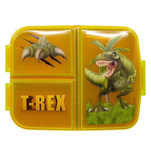 DINOZAUR T-REX ŚNIADANIÓWKA TRZYKOMOROWA CHLEBAK