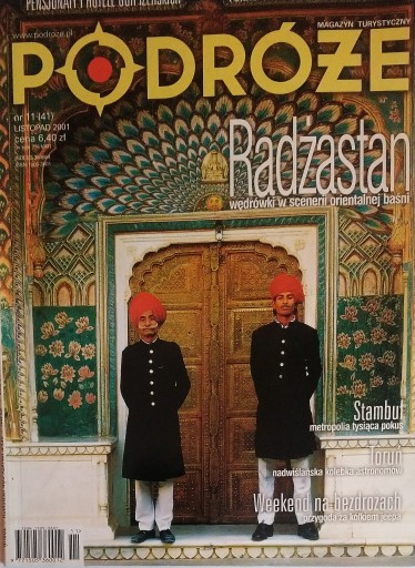 Podróże Magazyn turystyczny Nr.11 (41) listopad 2001 SPK