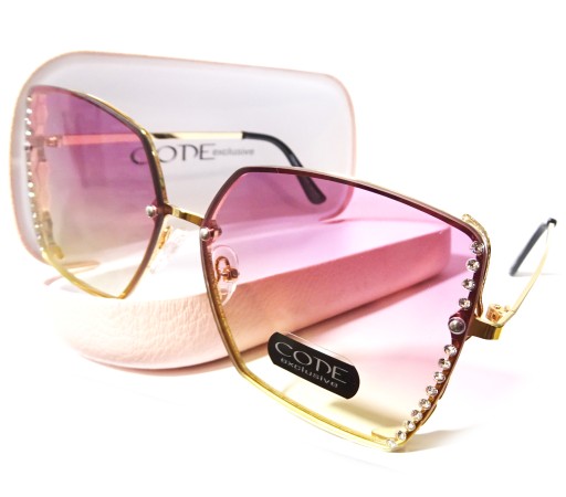 OKULARY DAMSKIE CODE EXCLUSIVE PRZECIWSŁONECZNE UV