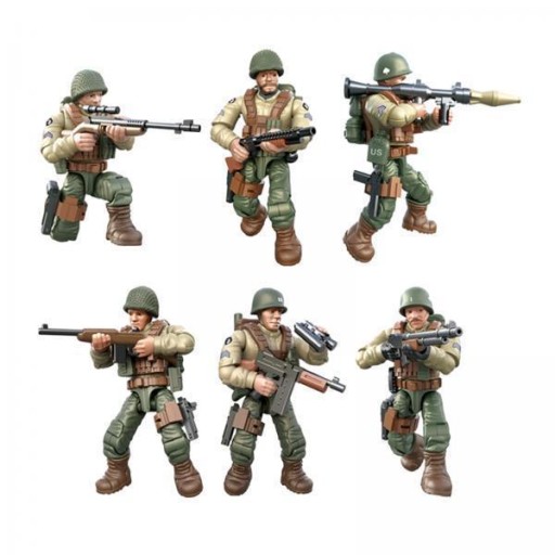 5X6 szt. Miniaturowe żołnierzyki Ozdoby Zabaw