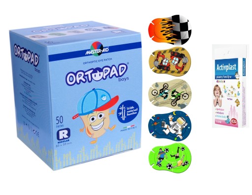 Ortopad BOY Regular 50 plus plastry opatrunkowe 3D