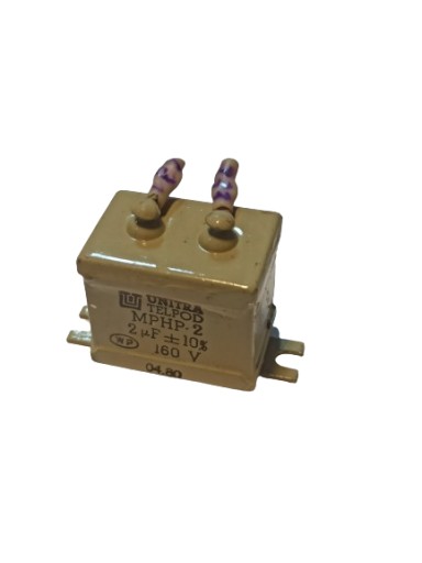 KONDENSATOR MPHP-2 UNITRA TELPOD MPHP-2 2uF +-10% 160V