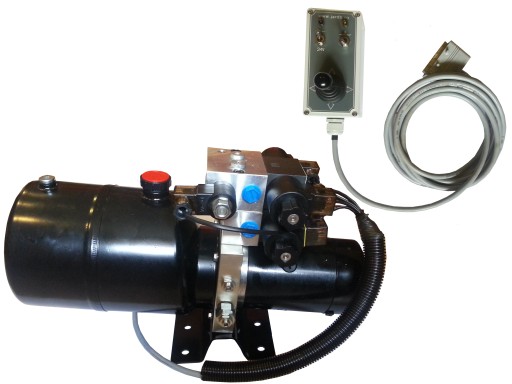 Sterowanie pługiem elektryczne - hydrauliczne