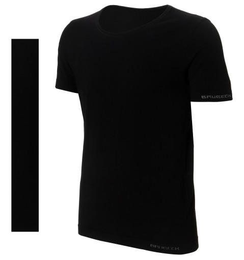 Brubeck męski t-shirt z bawełny krótki rękaw - L