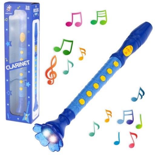 FLET KLARNET GRAJĄCY Z MELODIAMI DO RE MI