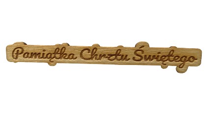 Dekor Decoupage Chrzest Święty tabliczka wzór 5