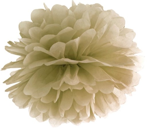 POMPON bibułowy 35 cm ZŁOTY dekoracja pompony