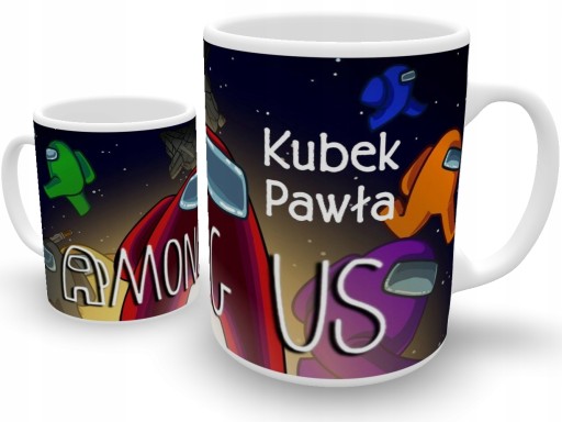 KUBEK AMONG US + IMIĘ PREZENT ŚWIĘTA