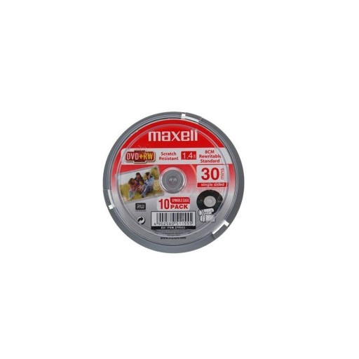 Płyty do kamer MAXELL Mini DVD+RW 8cm 1,4GB 10 szt