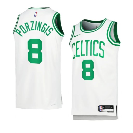 Koszulka Camiseta Hombre 2023 NBA Boston Celtics Kristaps Porzingis Negro