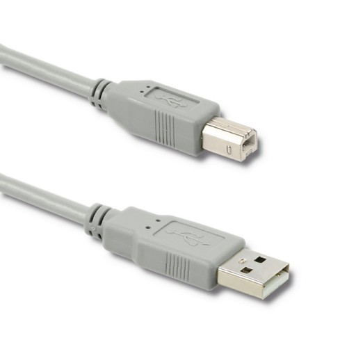 Qoltec Kabel do drukarki USB 2.0 A męski | B męski | 1m