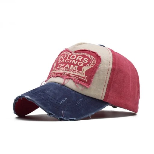 Czapka Snapback Unisex Bawełniana Niebieska