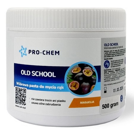 Pasta do mycia rąk PRO-CHEM OLD SCHOOL marakuja 500 g PC035 wiórowa