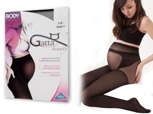 rajstopy ciążowe GATTA BODY PROTECT 40 DEN , 3-M