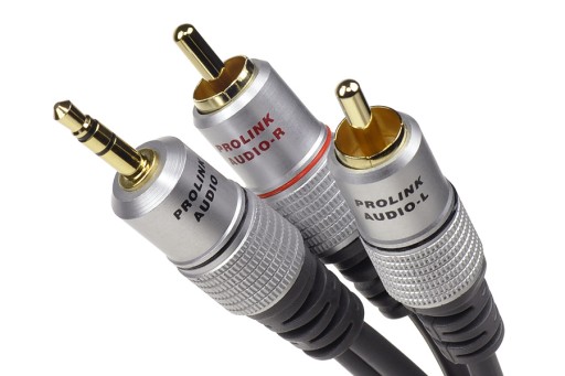 Prolink TCV 3420: Kabel mini jack/2xRCA Cinch 7,5m