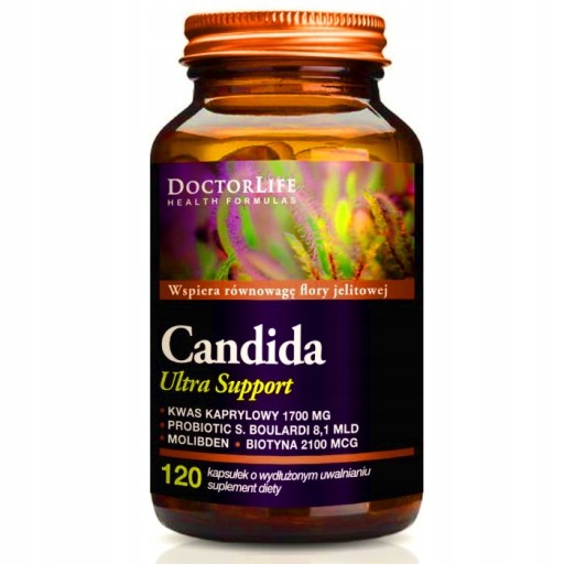 DoctorLife Candida ULTRA Support - KWAS KAPRYLOWY
