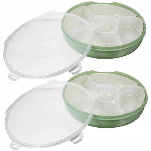 Cake Containers Lids Party Serving Platter