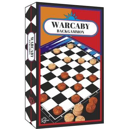 GRA PLANSZOWA WARCABY BACKGAMMON GRA STARTEGICZNA LOGICZNA ABINO