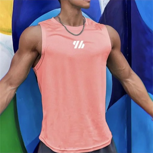 2023 newest Summer Gym Vest High Quality mesh Shir