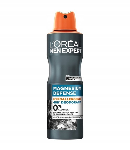 Loreal Men Expert dezodorant w sprayu Magnesium Defense 48H 150 ml