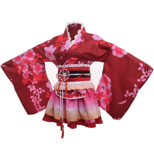 Graceart damski kostium kimono w stylu anime,